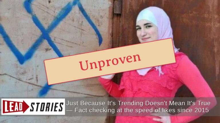 Линда Сарсур не доказана, что она женщина, позирующая со свастикой, а также она не старший советник кампании Мамдани