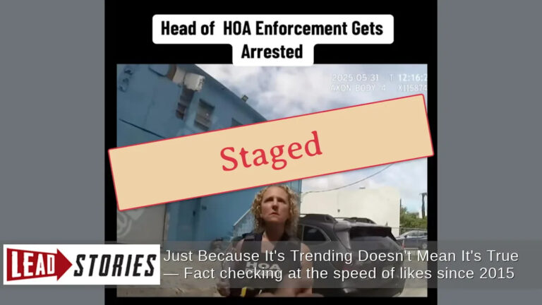 Проверка фактов: видео не показывает, что «глава правоохранительных органов» арестован