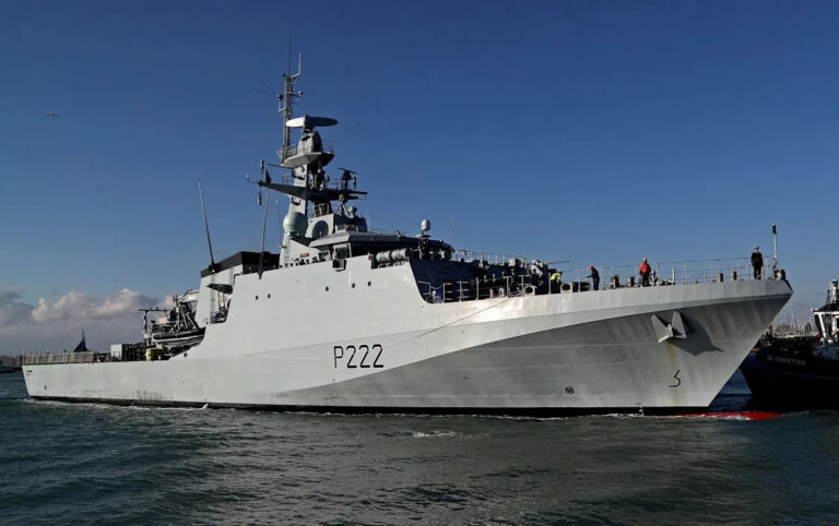 Одинокий корабль охраняет Фолклендские острова, пока Милей восстанавливает армию