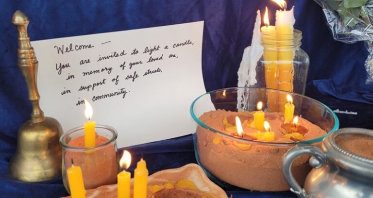 Жертв дорожного движения вспомнили на церемонии в Портленде