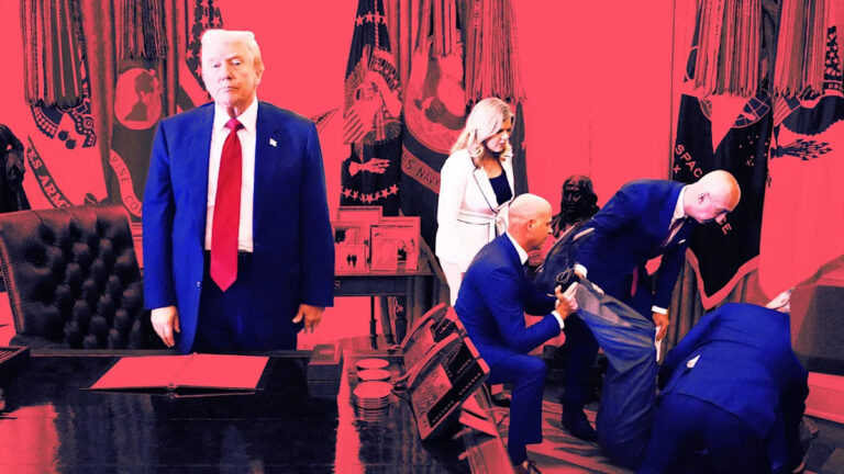 Мнение: как новая иконическая фотография Трампа показывает, что его действительно волнует