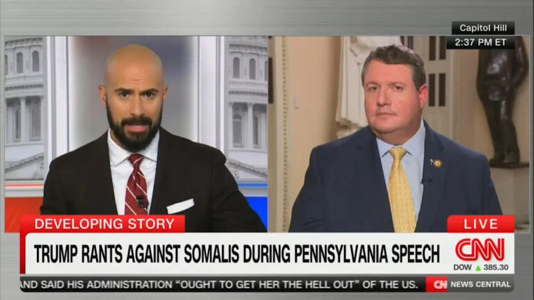 Борис Санчес из CNN призвал республиканского депутата сосредоточиться на делах о сомалийском мошенничестве: «Люди во всех культурах совершают мошенничество»